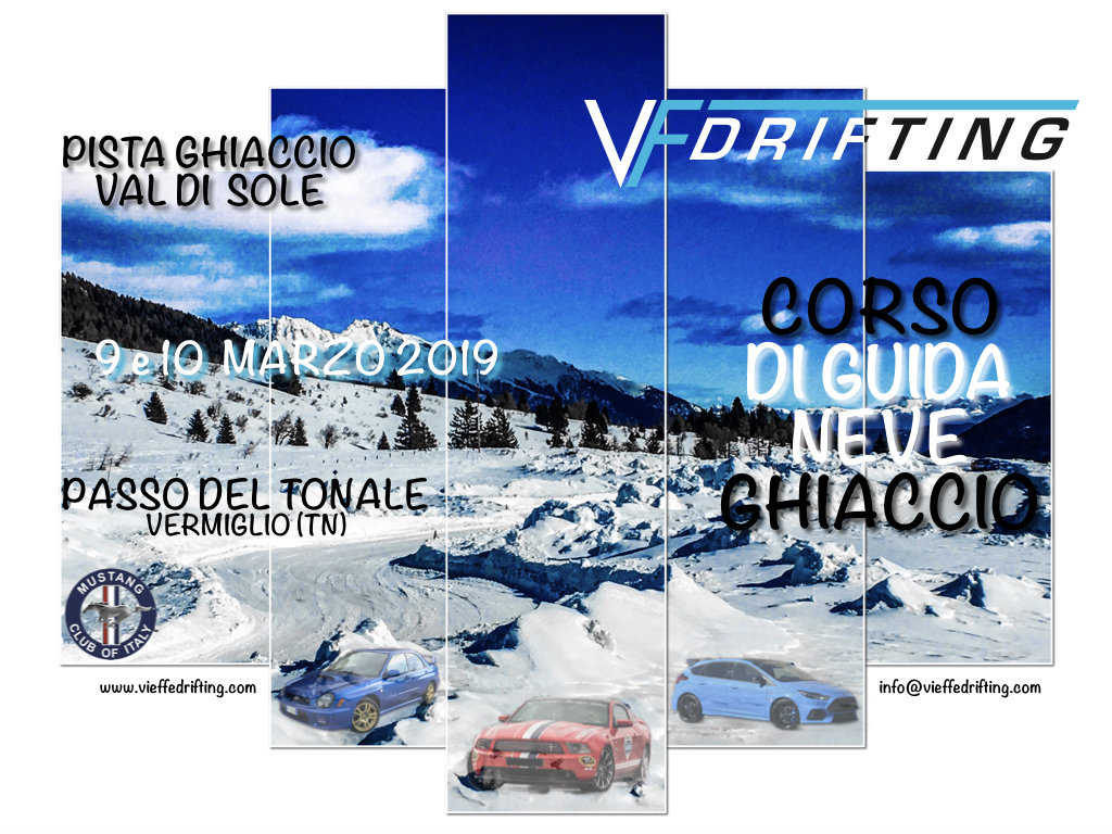 9-10 MARZO 2019, Corso di guida – Pista ghiaccio Val di Sole